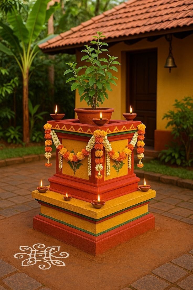 Sacred Tulsi Setup